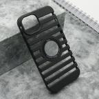 Maska Futrola LINES LOGO CUT za iPhone 13 (6.1) crna cena 1000 din slika