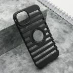 Maska Futrola LINES LOGO CUT za iPhone 14 (6.1) crna cena 1000 din slika