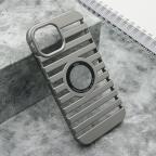 Maska Futrola LINES LOGO CUT za iPhone 15 (6.1) siva cena 1000 din slika