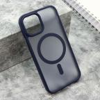 Maska Futrola SILKY MAGSAFE MATTE za Iphone 12/12 Pro (6.1) plava cena 2500 din slika