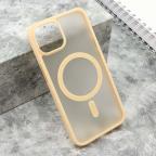 Maska Futrola SILKY MAGSAFE MATTE za iPhone 13 (6.1) roze cena 2500 din slika
