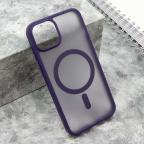 Maska Futrola SILKY MAGSAFE MATTE za iPhone 13 (6.1) ljubicasta cena 2500 din slika