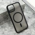 Maska Futrola SILKY MAGSAFE MATTE za iPhone 14 (6.1) crna cena 2500 din slika