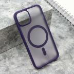 Maska Futrola SILKY MAGSAFE MATTE za iPhone 14 (6.1) ljubicasta cena 2500 din slika