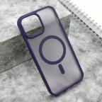 Maska Futrola SILKY MAGSAFE MATTE za iPhone 14 Pro Max (6.7) ljubicasta cena 2500 din slika