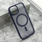 Maska Futrola SILKY MAGSAFE MATTE za iPhone 15 (6.1) plava cena 2500 din slika