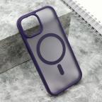 Maska Futrola SILKY MAGSAFE MATTE za iPhone 15 (6.1) ljubicasta cena 2500 din slika