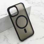 Maska Futrola SILKY MAGSAFE II za Iphone 12/12 Pro (6.1) crna cena 2500 din slika
