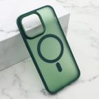 Maska Futrola SILKY MAGSAFE II za iPhone 14 Pro Max (6.7) zelena cena 2500 din slika
