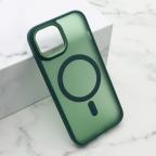 Maska Futrola SILKY MAGSAFE II za iPhone 15 (6.1) zelena cena 2500 din slika