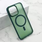 Maska Futrola SILKY MAGSAFE II za iPhone 15 Pro Max (6.7) zelena cena 2500 din slika