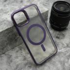 Maska Futrola CAMERA DROP MagSafe za iPhone 11 (6.1) ljubicasta cena 2500 din slika