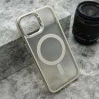 Maska Futrola CAMERA DROP MagSafe za iPhone 13 (6.1) srebrna cena 3000 din slika