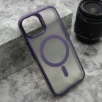Maska Futrola CAMERA DROP MagSafe za iPhone 14 (6.1) ljubicasta cena 2500 din slika