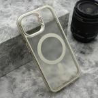 Maska Futrola CAMERA DROP MagSafe za iPhone 15 (6.1) srebrna cena 3000 din slika