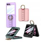 Maska Futrola STRAP RING CASE za Samsung F741B Galaxy Z Flip 6 5G tamno zelena slika 4