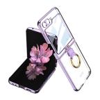 Maska Futrola RING LINES za Samsung F741B Galaxy Z Flip 6 5G ljubicasta cena 4500 din slika