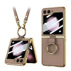 Maska Futrola GOLD EDGE za Samsung F741B Galaxy Z Flip 6 5G braon cena 4500 din slika