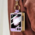 Maska Futrola GOLD EDGE za Samsung F741B Galaxy Z Flip 6 5G roze slika 4