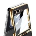 Maska Futrola GOLD EDGE za Samsung F741B Galaxy Z Flip 6 5G roze slika 5