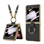 Maska Futrola GOLD EDGE za Samsung F741B Galaxy Z Flip 6 5G crna slika 2