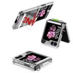 Maska Futrola CLEAR STRAP za Samsung F741B Galaxy Z Flip 6 5G narandzasta slika 2