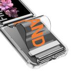 Maska Futrola CLEAR STRAP za Samsung F741B Galaxy Z Flip 6 5G narandzasta slika 3