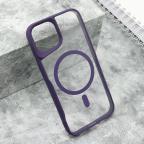 Maska Futrola GRIP GUARD MagSafe za iPhone 14 (6.1) ljubicasta cena 2500 din slika