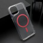 Maska Futrola AURA MagSafe za iPhone 14 (6.1) crvena cena 2500 din slika