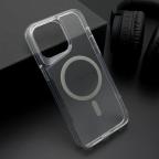 Maska Futrola AURA MagSafe za iPhone 15 Pro Max (6.7) siva cena 2500 din slika