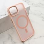 Maska Futrola SILKY MAGSAFE II za iPhone 15 (6.1) pink cena 2500 din slika