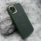 Maska Futrola CARBON MagSafe za iPhone 11 (6.1) zelena cena 2500 din slika