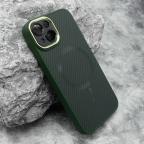 Maska Futrola CARBON MagSafe za iPhone 14 (6.1) zelena cena 2500 din slika