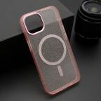 Maska Futrola SPARKLING MagSafe za iPhone 14 (6.1) roze cena 2500 din slika