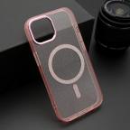 Maska Futrola SPARKLING MagSafe za iPhone 15 (6.1) roze cena 2500 din slika