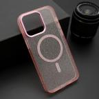 Maska Futrola SPARKLING MagSafe za iPhone 15 Pro Max (6.7) roze cena 2500 din slika