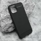 Maska Futrola silikon BRUSHED za iPhone 12/12 Pro (6.1) crna cena 2500 din slika