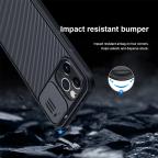 Maska Futrola Nillkin Cam Shield Pro za iPhone 12/12 Pro (6.1) crna slika 5
