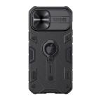 Maska Futrola Nillkin Cam Shield Armor za Iphone 12/12 Pro (6.1) crna with logo cena 4500 din slika