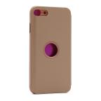 Maska Futrola BI FOLD CLEAR VIEW za iPhone SE (2020/2022) roze slika 3