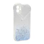 Maska Futrola Sparkly Heart za iPhone 12 (6.1) plava cena 1000 din slika