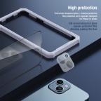 Folija za zastitu ekrana GLASS Nillkin 2u1 HD za iPhone 14 (6.1) crna slika 6