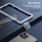 Folija za zastitu ekrana GLASS Nillkin 2u1 HD za iPhone 14 Pro (6.1) crna slika 6