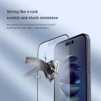 Folija za zastitu ekrana GLASS Nillkin Fog Mirror za iPhone 14 Pro (6.1) crna slika 6