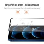 Folija za zastitu ekrana GLASS Nillkin za iPhone 12/12 Pro (6.1) crni PC Shatterorof slika 3