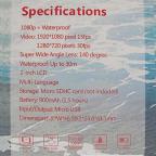 ACTION kamera Comicell X4000B FULL HD crna slika 6