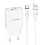 Kucni punjac Superior CO-DC21 2.1A Type C beli cena 2000 din slika