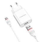 Kucni punjac Superior CO-DC21 2.1A Type C beli slika 2