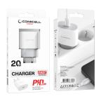 Kuciste punjaca Comicell Superior CO-DC23 Fast PD Type C 20W 3A belo slika 6