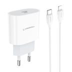 Kucni punjac Comicell Superior CO-DC23 Fast PD 20W 3A Type C na Lightning beli cena 2000 din slika
